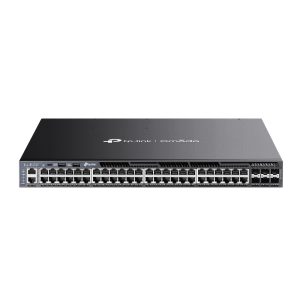 TP-Link Omada SG6654XHP dispositivo de redes Gestionado L3 Gigabit Ethernet (10/100/1000) Energía sobre Ethernet (PoE) 1U Negro