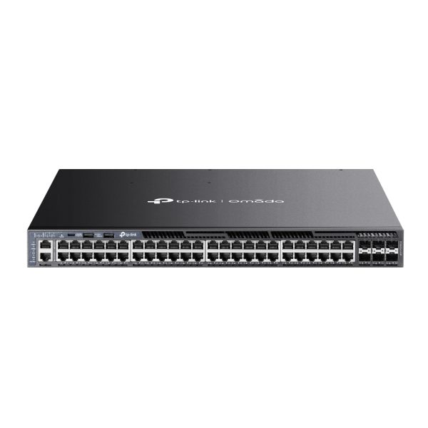 TP-Link Omada SG6654XHP dispositivo de redes Gestionado L3 Gigabit Ethernet (10/100/1000) Energía sobre Ethernet (PoE) 1U Negro
