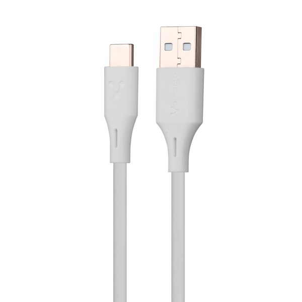 Vorago CAB-C01W cable USB 1 m USB C Blanco - Imagen 4