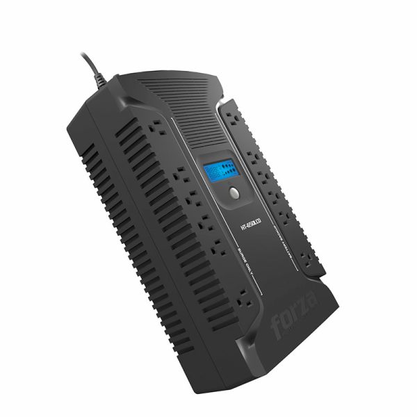 Forza Power Technologies HT-650LCD sistema de alimentación ininterrumpida (UPS) Línea interactiva 0.65 kVA 390 W 12 salidas AC - Imagen 4