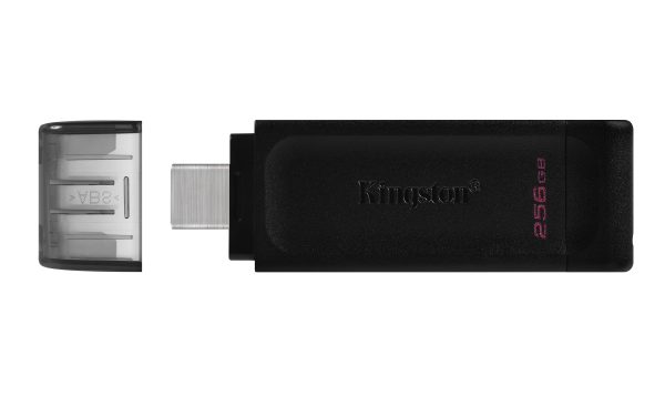 Kingston Technology DataTraveler 70 unidad flash USB 256 GB USB Tipo C 3.2 Gen 1 (3.1 Gen 1) Negro - Imagen 3