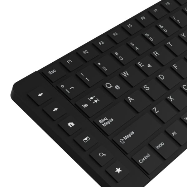 Klip Xtreme Revolution teclado Ratón incluido Universal RF inalámbrico QWERTY Negro - Imagen 4