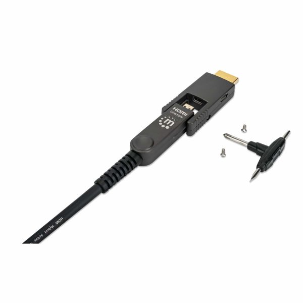 Manhattan 355698 cable HDMI 50 m HDMI tipo A (Estándar) HDMI tipo D (Micro) Negro - Imagen 4