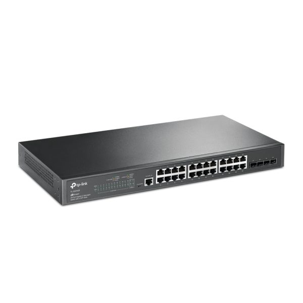 TP-Link JetStream TL-SG3428 dispositivo de redes Gestionado L2/L3 Gigabit Ethernet (10/100/1000) 1U Negro - Imagen 4