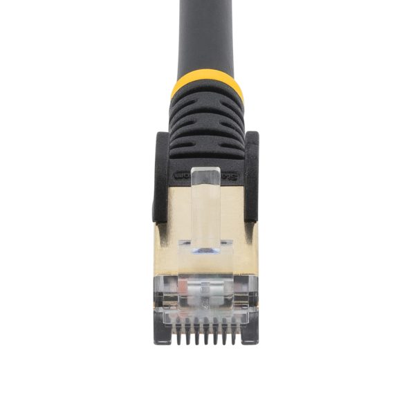 StarTech.com Cable de 1.5m de Red Ethernet RJ45 Cat6 Blindado STP - Cable sin Enganche Snagless – Negro - Imagen 3