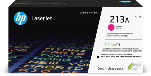 HP Cartucho de tóner Original LaserJet 213A magenta