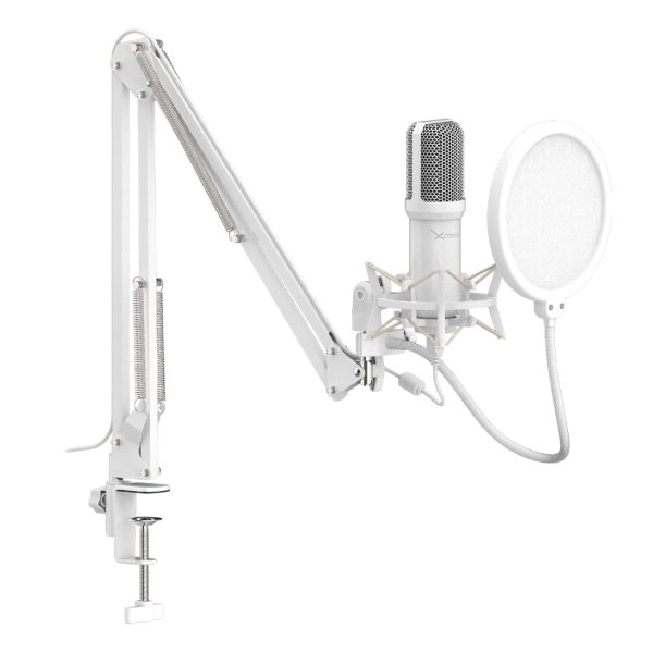 XZEAL Kit de MICROFONO C/SOPORTE XZ260 BLANCO. XZKMC1W. - Micrófono de estudio - Imagen 2