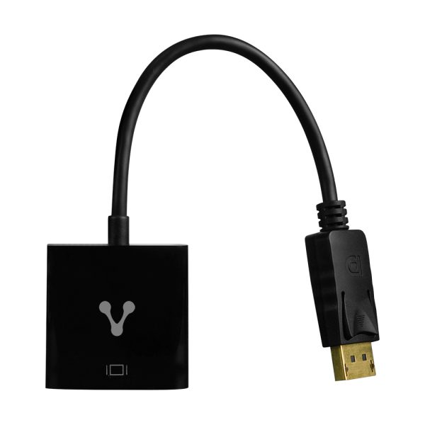 Vorago ADP-301 adaptador de cable de vídeo DisplayPort VGA (D-Sub) Negro - Imagen 2