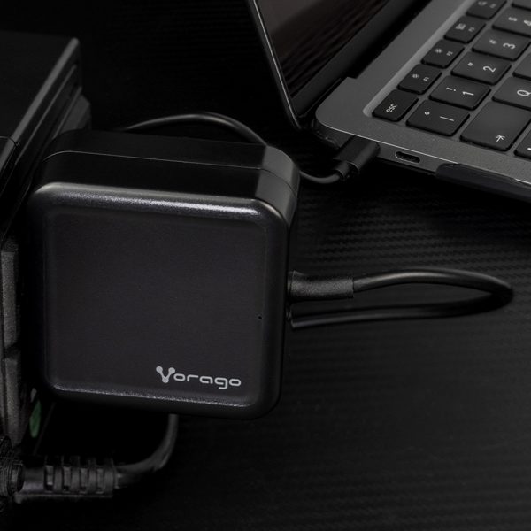 Vorago AU-501 cargador de dispositivo móvil Universal Negro Corriente alterna Carga rápida Interior - Imagen 2