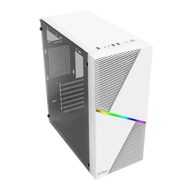 Acteck Draco GM450 Midi Tower Blanco 500 W - Imagen 4