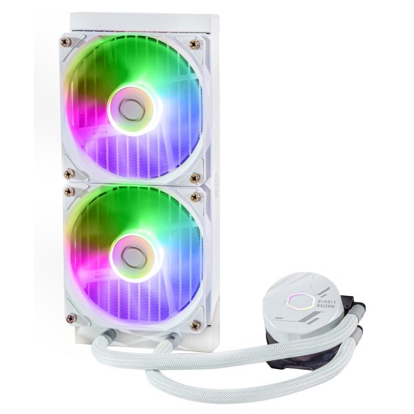 Cooler Master MasterLiquid 240L Core ARGB White Procesador Kit de enfriamiento líquido 12 cm Blanco - Imagen 4