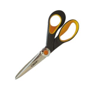 MAE RT-7B tijera de escritorio o manualidades Universal Corte recto Negro, Amarillo