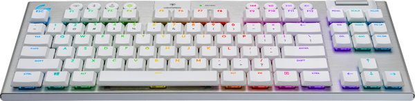 Logitech G G915 TKL - GL Tactile teclado Juego Bluetooth Aluminio, Blanco - Imagen 3