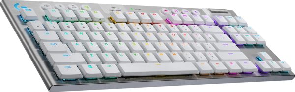 Logitech G G915 TKL - GL Tactile teclado Juego Bluetooth Aluminio, Blanco - Imagen 2
