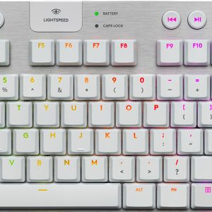 Logitech G G915 TKL - GL Tactile teclado Juego Bluetooth Aluminio, Blanco