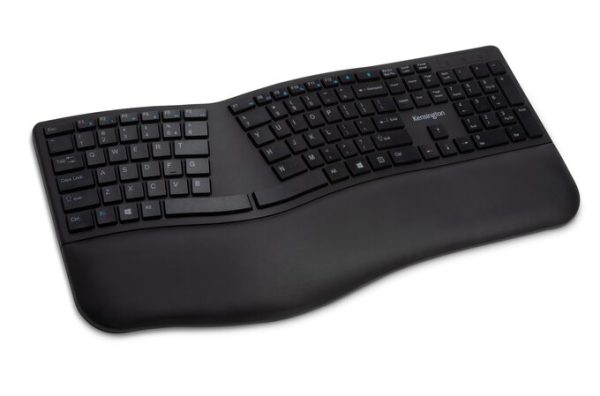 Kensington ProFit Ergo Wrlss teclado Universal RF inalámbrica + USB QWERTY Español Negro