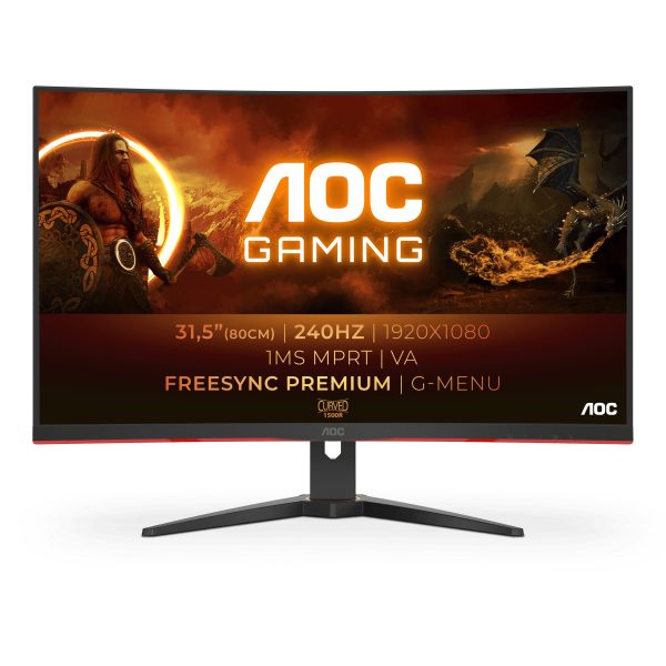 AOC G2 C32G2ZE monitor de computadora 80 cm (31.5") 1920 x 1080 Pixeles Full HD LED Negro