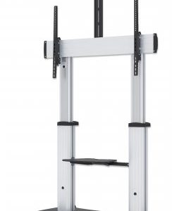 Manhattan 461672 soporte para pantalla plana 2.54 m (100") Piso Plata