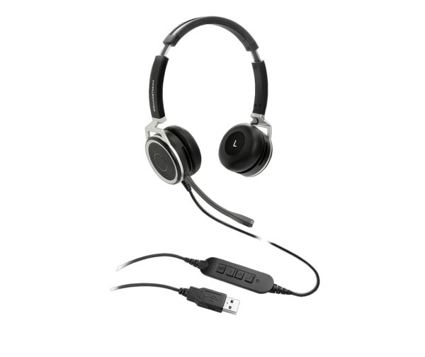 Grandstream Networks GUV3000 audífono y auriculare Auriculares Alámbrico Diadema Oficina/Centro de llamadas Negro - Imagen 2