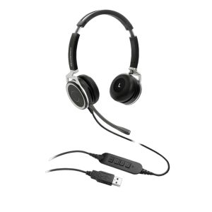 Grandstream Networks GUV3000 audífono y auriculare Auriculares Alámbrico Diadema Oficina/Centro de llamadas Negro