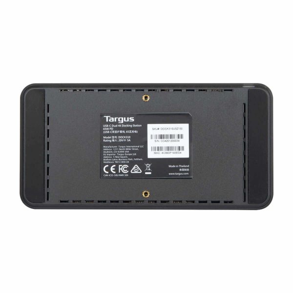 Targus DOCK310USZ base para laptop o replicador de puertos Alámbrico Negro - Imagen 3
