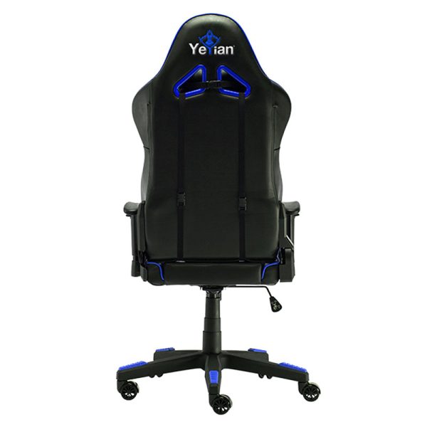 Yeyian Cadira 1150 Silla universal para juegos asiento acolchado Negro, Azul - Imagen 4