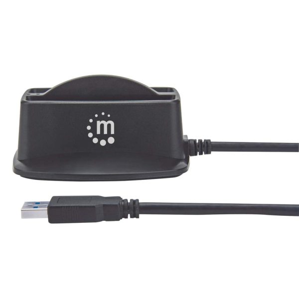 Manhattan Base de conexión dual USB 3.0 SuperSpeed y disco duro SATA 2.5" - Imagen 3