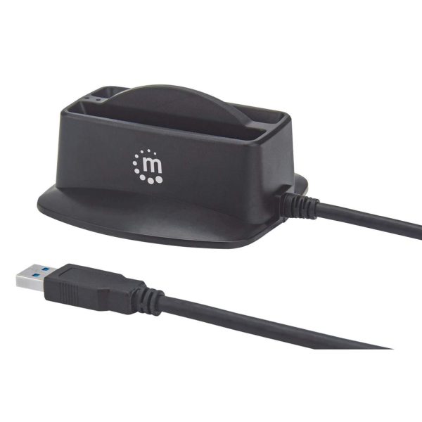 Manhattan Base de conexión dual USB 3.0 SuperSpeed y disco duro SATA 2.5" - Imagen 2