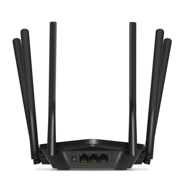 Mercusys MR50G router inalámbrico Gigabit Ethernet Doble banda (2,4 GHz / 5 GHz) Negro - Imagen 2