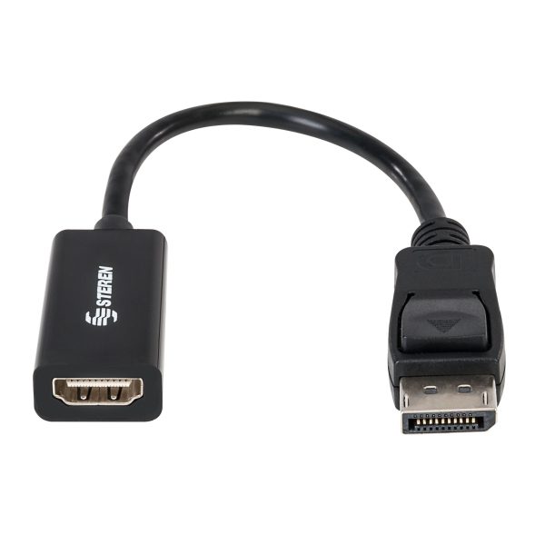 Steren 506-450 adaptador de cable de vídeo DisplayPort HDMI Tipo A (Estándar) Negro - Imagen 2