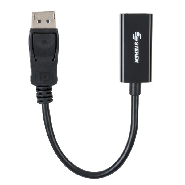 Steren 506-450 adaptador de cable de vídeo DisplayPort HDMI Tipo A (Estándar) Negro - Imagen 3