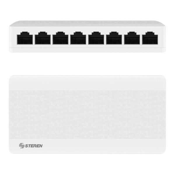 Steren SWI-008 dispositivo de redes Fast Ethernet (10/100) Blanco - Imagen 2