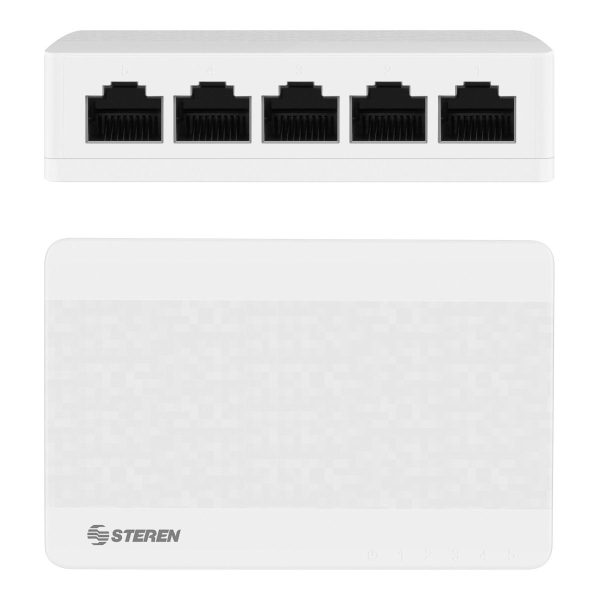 Steren SWI-005 dispositivo de redes Fast Ethernet (10/100) Blanco - Imagen 2