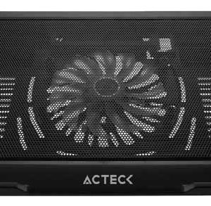 Acteck AC-929080 enfriador para laptop 38.1 cm (15") 1000 RPM Negro