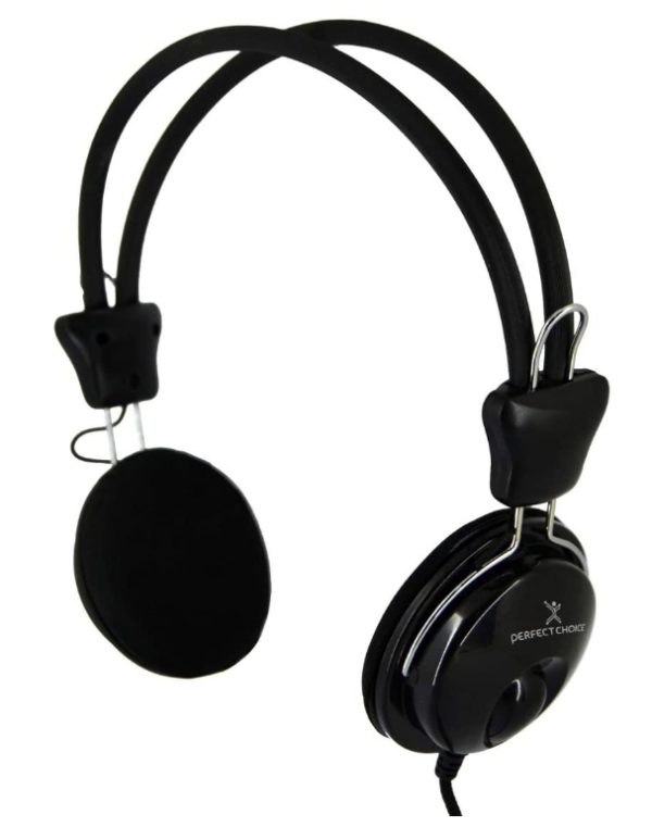 Perfect Choice PC-113171 audífono y auriculare Auriculares Alámbrico Diadema Llamadas/Música Negro