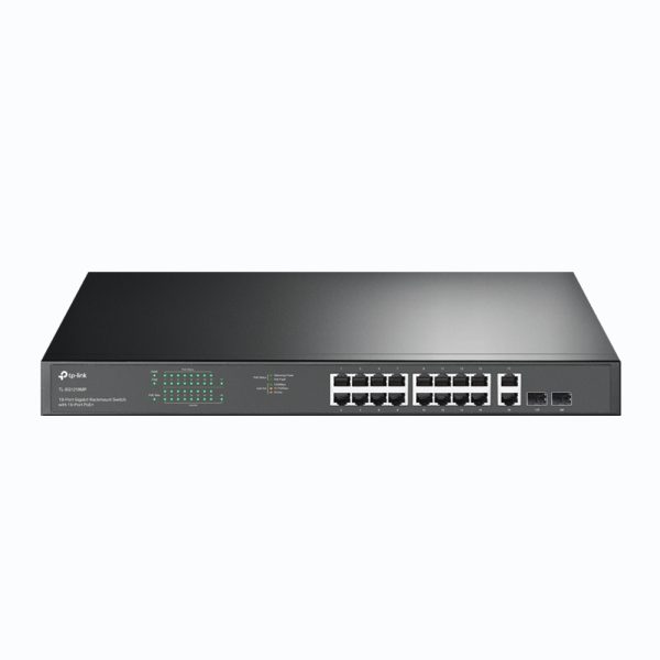 TP-Link TL-SG1218MP dispositivo de redes No administrado Gigabit Ethernet (10/100/1000) Energía sobre Ethernet (PoE) 1U Negro - Imagen 4