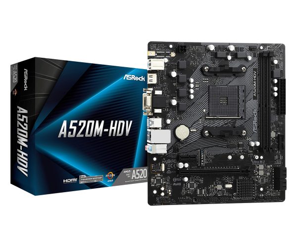 Asrock A520M-HDV Enchufe AM4 Micro ATX
