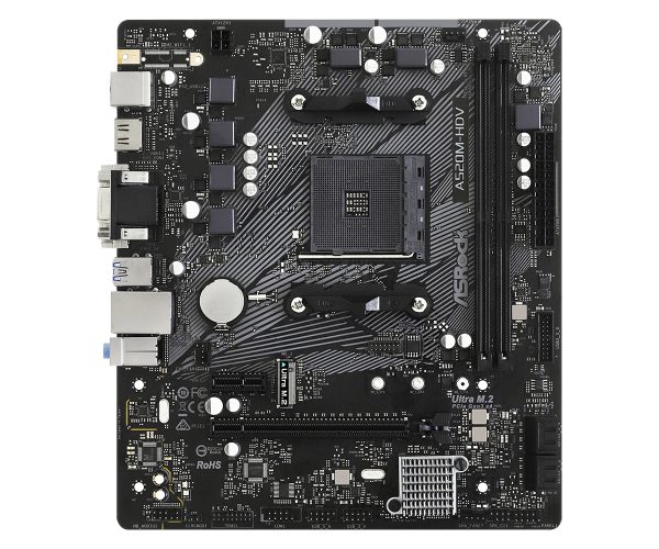 Asrock A520M-HDV Enchufe AM4 Micro ATX - Imagen 2
