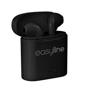 Easy Line EL-995487 audífono y auriculare Auriculares Inalámbrico y alámbrico Intra auditivo Llamadas/Música Bluetooth Negro