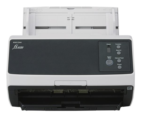 Ricoh FI-8150 ADF + Escáner de alimentación manual 600 x 600 DPI A4 Negro, Gris
