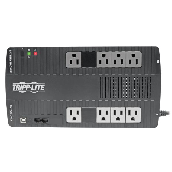Tripp Lite AVR700U UPS No Break Interactivo de 700VA 350W - 8 Tomacorrientes NEMA 5-15R, AVR, 120V, 50Hz / 60Hz, USB, Instalación en Pared o Escritorio - Imagen 3