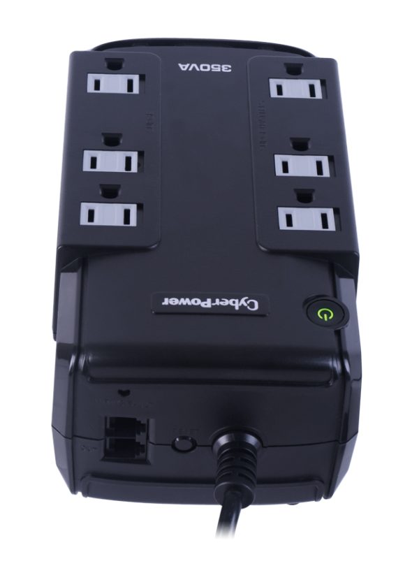 CyberPower CP350SLG sistema de alimentación ininterrumpida (UPS) En espera (Fuera de línea) 0.35 kVA 255 W 6 salidas AC - Imagen 3