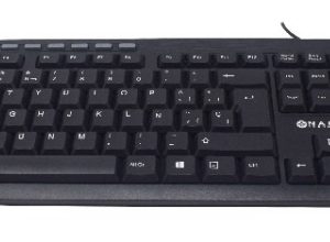 Naceb Technology NA-0109 teclado Hogar USB Negro