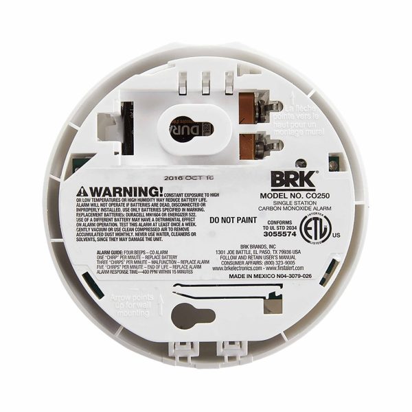 First Alert CO250B detector de gas Monóxido de carbono (CO) - Imagen 4