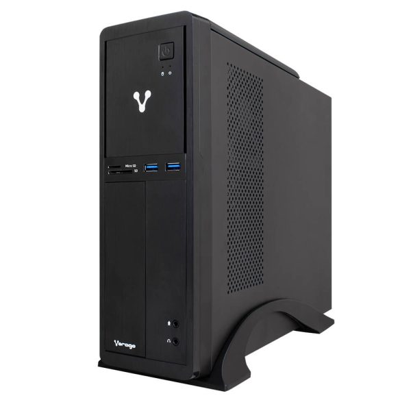Vorago Slimbay 4 Intel® Core™ i5 i5-10400 8 GB DDR4-SDRAM 512 GB SSD Escritorio PC Negro