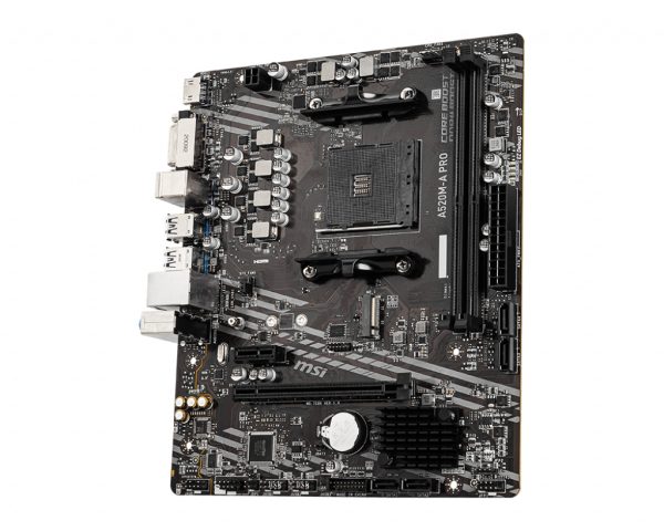 MSI A520M-A PRO placa base AMD A520 Enchufe AM4 Micro ATX - Imagen 2