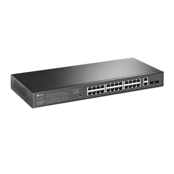 TP-Link TL-SG1428PE dispositivo de redes Gestionado L2 Gigabit Ethernet (10/100/1000) Energía sobre Ethernet (PoE) 1U Negro - Imagen 2