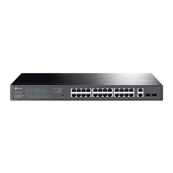 TP-Link TL-SG1428PE dispositivo de redes Gestionado L2 Gigabit Ethernet (10/100/1000) Energía sobre Ethernet (PoE) 1U Negro - Imagen 4