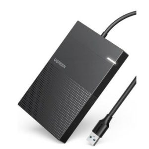 Ugreen 30719 caja para disco duro externo Carcasa para SSD Negro 2.5"