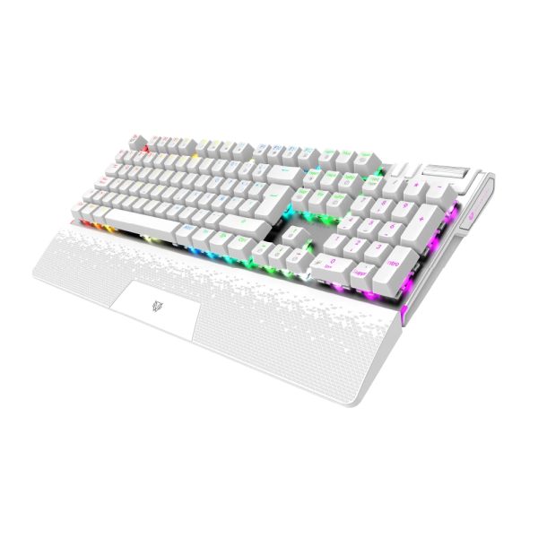 Balam Rush BR-936798 teclado Juego USB Blanco - Imagen 3